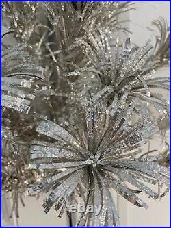 (1) Vintage Shiny 2' Silver Christmas Wall Tree #5 (Right Side Photo#1)