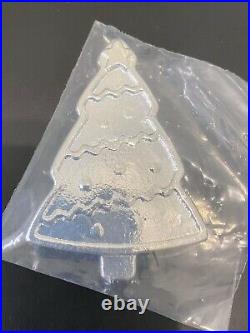 1-YPS 100g Silver Christmas Tree Yeager Poured Bar 999 Collectible Gift 2017