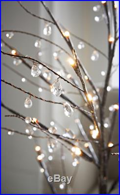 150cm Jewelled Twig Tree Christmas 72 LED Lights Tree For Indoor & Outdoor Use
