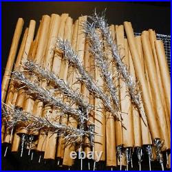 1950s Aluminum Christmas Tree BRANCHES & SLEEVES 46 Branches 12 16 Inches Long