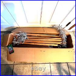 1960's Regal Sapphire Aluminum Christmas Tree in Box 7 ft 73 Branches withInstr