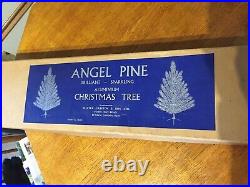 1960s Vintage Angel Pine Walter Grafton Boxed Aluminium Christmas Tree 3ft