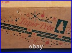 1961 Aluminum Christmas Tree 4 Ft 2 Inch Taper Tree Sears Roebuck & Co Holiday