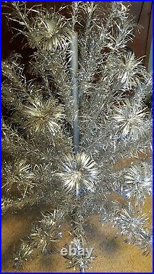2/12 VINTAGE Pom Pom THE SPARKLER Aluminum Christmas Tree 52 branches 4 1/2