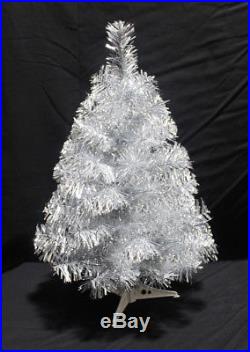 2/3/4/5/6/7/8/10/13 ft Silver PVC Artificial Christmas Tree Sizes Free Shipping