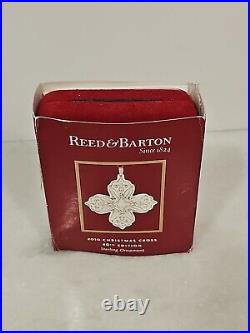 2010 Reed & Barton Sterling Silver Christmas Cross Tree Ornament #40 in Series