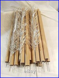 25 Vintage Aluminium 27 Silver Christmas Tree Branches Only Replacement Parts