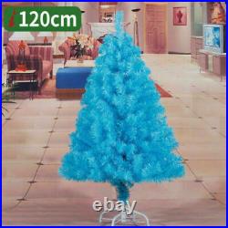 3-4ft 5ft 6ft 7ft Christmas Tree Undecorated Pink Purple Blue Gold Silver Black