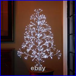 3Ft Artificial Christmas Tree Light, Cold White Light for Home Garden Decoration