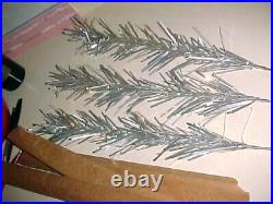 4 FT SILVER TREE NEW OLD CONDITION BRANCHES NEVER OPENED U S SILVER Co