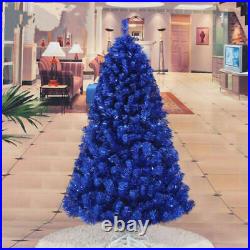 4ft 5ft 6ft 7ft Christmas Tree Undecorated Pink Purple Blue Gold Silver Black