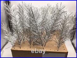 58 Vintage Lot Aluminum Straight Style Christmas Tree Branches 3 Sizes 13 15 17