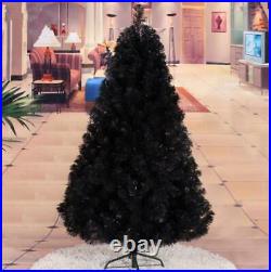 5ft 6ft 7ft Christmas Tree Undecorated Pink Purple Blue Gold Silver Black