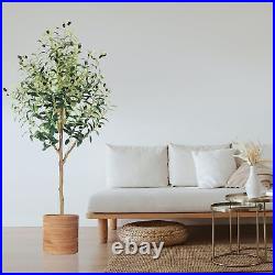 5ft Artificial Olive Tree Faux Olive Tree Fake Olive Tree for Office House Ho
