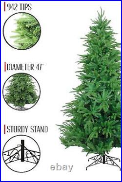 6' Northern Shasta Fir Christmas Tree 942 Tips, Dia 47 Includes Metal St