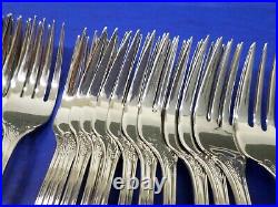 60 pcs SPODE Wallace CHRISTMAS TREE Stainless 18/10 Flatware 12 PLACE SETTINGS