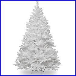 7 1/2' Winchester White Pine Tree with Silver Glitter