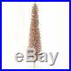 7.5' Pink & Silver Pencil Tinsel Artificial Christmas Tree Unlit