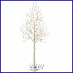 7' Faux Birch Tree, Indoor & Outdoor Use, Christmas Holiday Decor