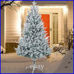 7Ft Artificial PVC Christmas Tree WithStand Holiday Season Indoor Outdoor Silver