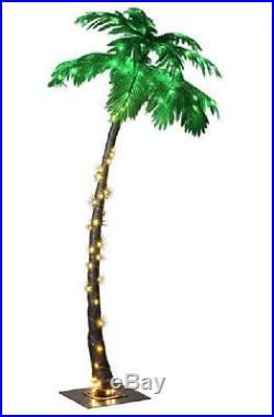 7ft LED Lighted GIANT Palm Tree with 96 Lights Christmas Lamp Bright Outdoor Yard