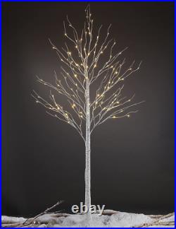 8FT 132 LED Birch Tree, Home, Festival, Party, Christmas, Indoor and Outdoor Use, Warm