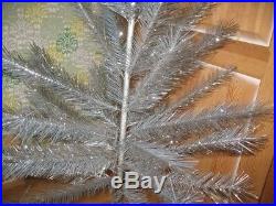 ARTIFICIAL CHRISTMAS TREE Vintage Russian FAUX FIR TREE Xmas USSR1 Colour Silver