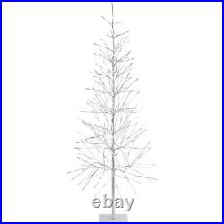 Alpine 65 In. Silver Foil Specialty Christmas Tree CRD152SL-CC Alpine