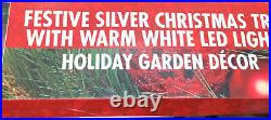 Alpine Corporation 53 H Indoor/Outdoor Artificial Christmas Tree with White