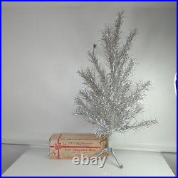 Aluminum Specialty 4 Ft Aluminum Christmas Tree With Original Box