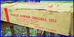 Aluminum Stainless'4806 Silver' 6 Ft. Christmas Tree'55 Branch