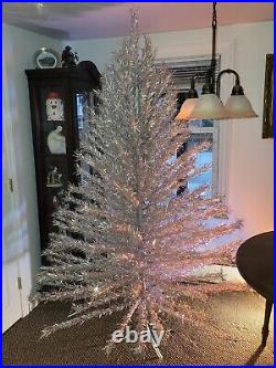 Aluminum Taper Christmas Tree Carey-McFall 7' 201 branches Very Rare