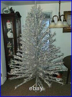 Aluminum Taper Christmas Tree Carey-McFall 7' 201 branches Very Rare