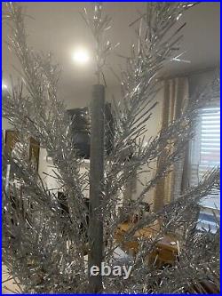 Aluminum christmas tree vintage silver 8ft
