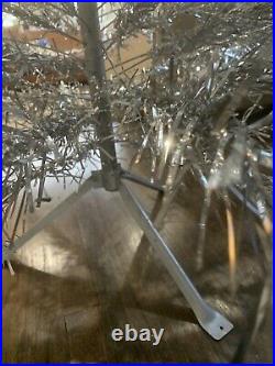 Aluminum christmas tree vintage silver 8ft
