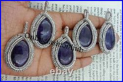Amethyst & Mix Gemstone Silver Plated Wire Tree of life 100Pcs Pendants Lot