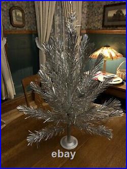 Angel Pine VINTAGE 3 ft ALUMINUM CHRISTMAS TREE 45 Branches
