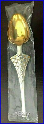 Anton Michelsen Gold Plated Christmas STERLING Silver Spoon 1965SEALED6 1/2