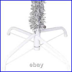 Artificial Christmas Tree with LEDs & Ball Set Silver 47.2 PET (329187+330095)