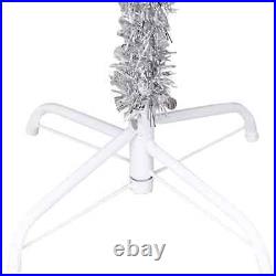 Artificial Christmas Tree with LEDs&Ball Set Silver 47.2 PET (329187+330099)