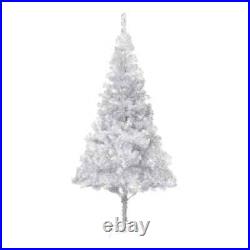 Artificial Christmas Tree with LEDs & Stand Silver 70.9 PET vidaXL