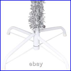 Artificial Christmas Tree with Stand Silver 47.2inch PET