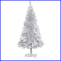 Artificial Christmas Tree with Stand Silver 70.9 PET vidaXL