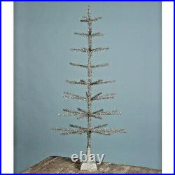 Bethany Lowe Christmas 50 Shiny Silver Tinsel Christmas Tree Free Shipping