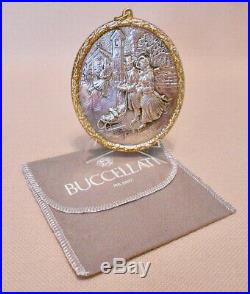 Buccellati 2008 Victorian Skaters Sterling Silver / Vermeil #75 Christmas Tree O