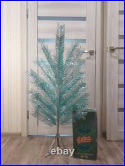 CHRISTMAS. SILVER FIR-TREE. RARE Vintage Artificial Aluminum. CHRISTMAS TREE USSR