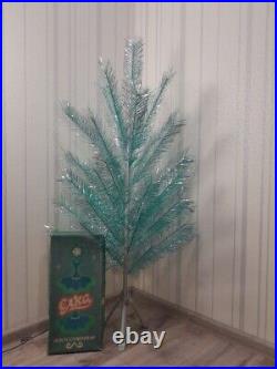 CHRISTMAS. SILVER FIR-TREE. RARE Vintage Artificial Aluminum. CHRISTMAS TREE USSR