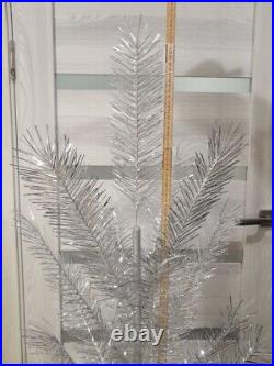 CHRISTMAS. SILVER FIR-TREE. Vintage Artificial Aluminum. CHRISTMAS TREE USSR