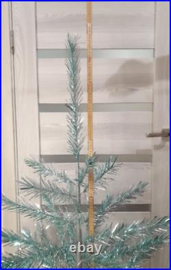 CHRISTMAS. SILVER FIR-TREE. Vintage Artificial Aluminum. CHRISTMAS TREE USSR