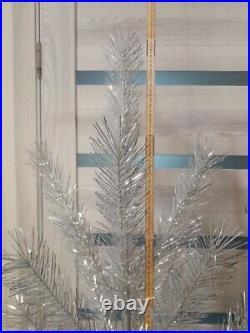 CHRISTMAS. SILVER FIR-TREE. Vintage Artificial Aluminum. CHRISTMAS TREE USSR